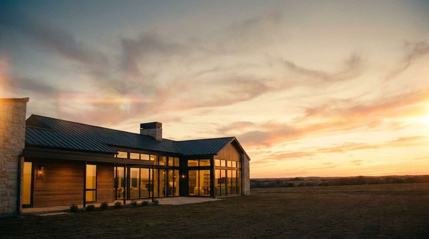 Prairie Modern style custom home