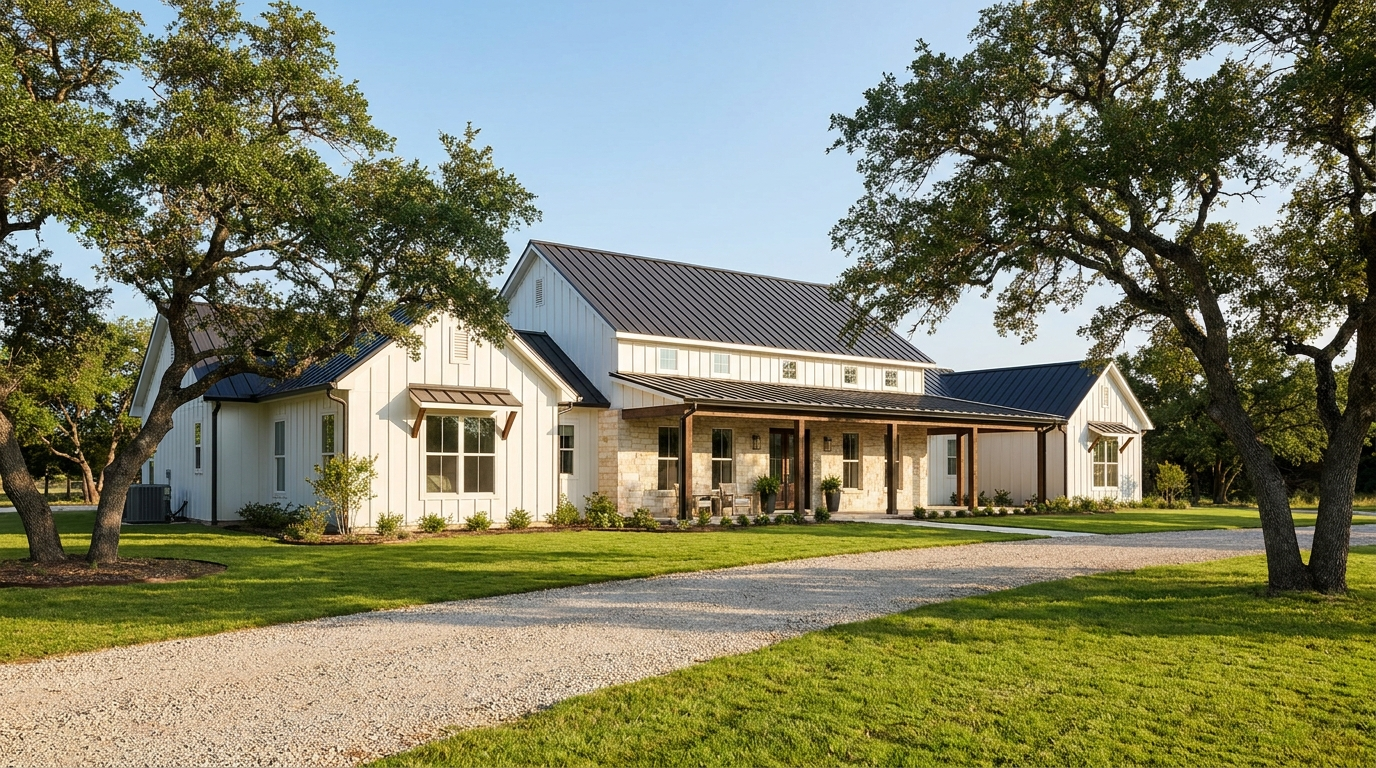Modern Farmhouse style custom home
