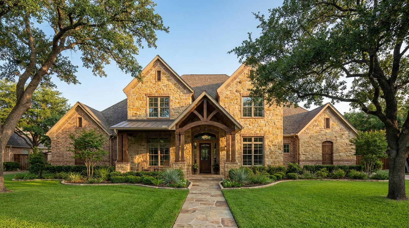 Texas Traditional style custom home