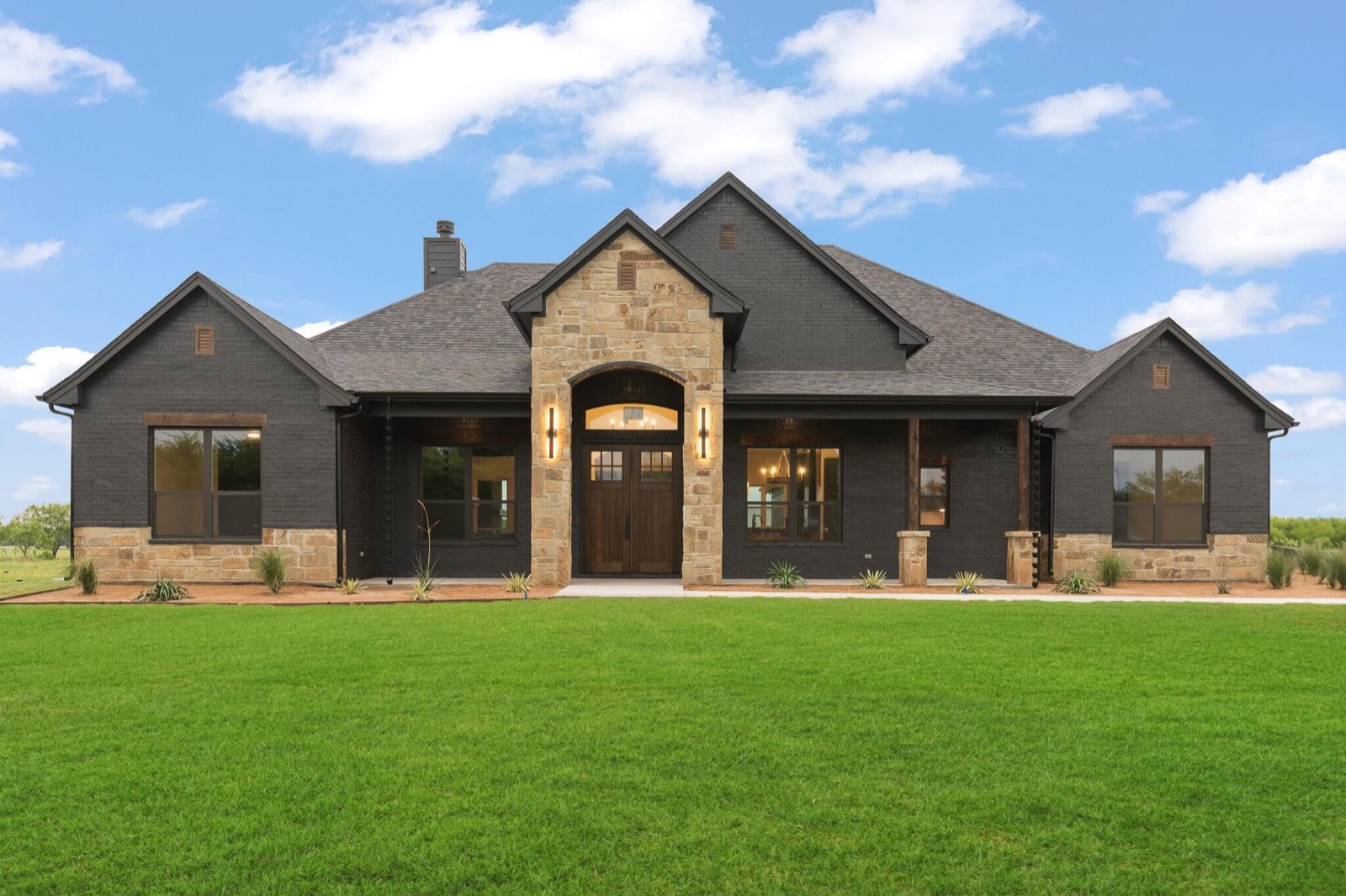 Hill Country Stone style custom home